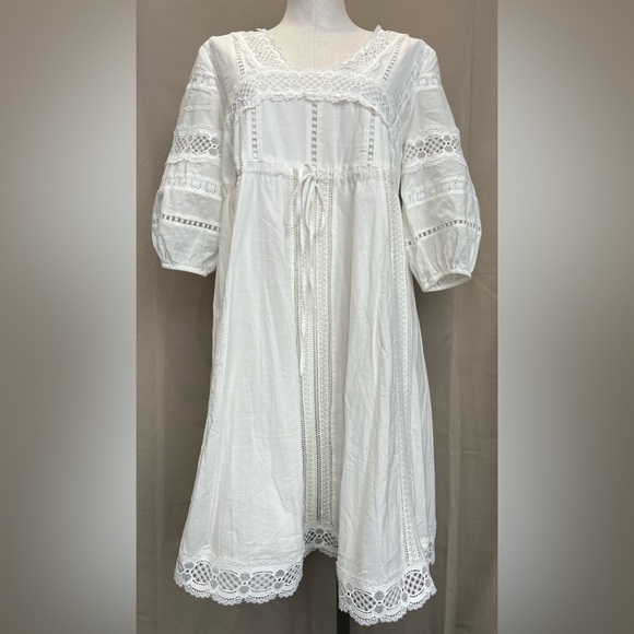 Eri + Ali Dresses & Skirts - NWT Eri + Ali Anthropologie White Lace Dress XS